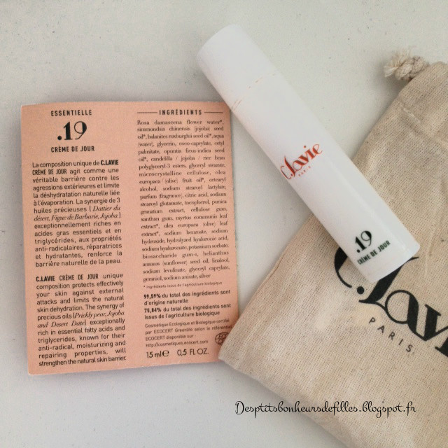 creme de jour visage hydratante bio C Lavie