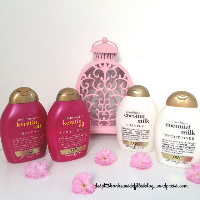 Shampoing OGX test et avis sur cette gamme de soins pour cheveux venus des Etats Unis