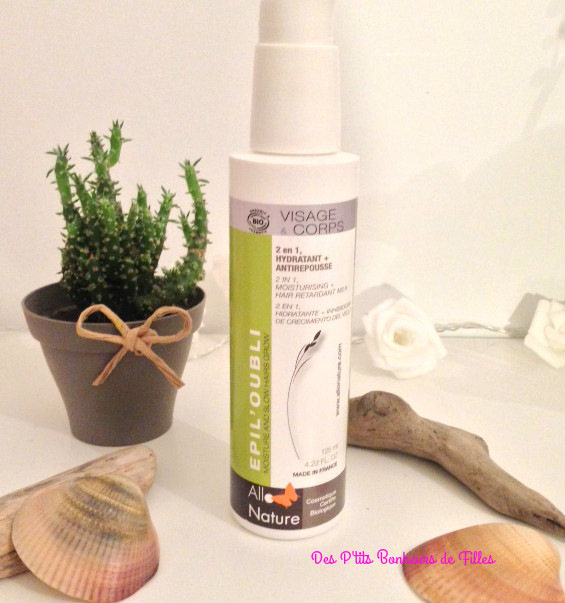 Epil Oubli lait hydratant anti repousse de poils