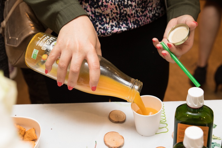 moment de détente au Weleda Bioty Tour