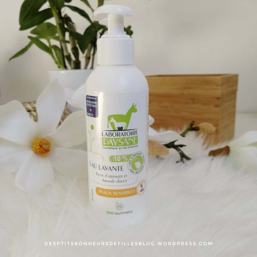 eau Lavante Lait d'anesse Laboratoire Paysane