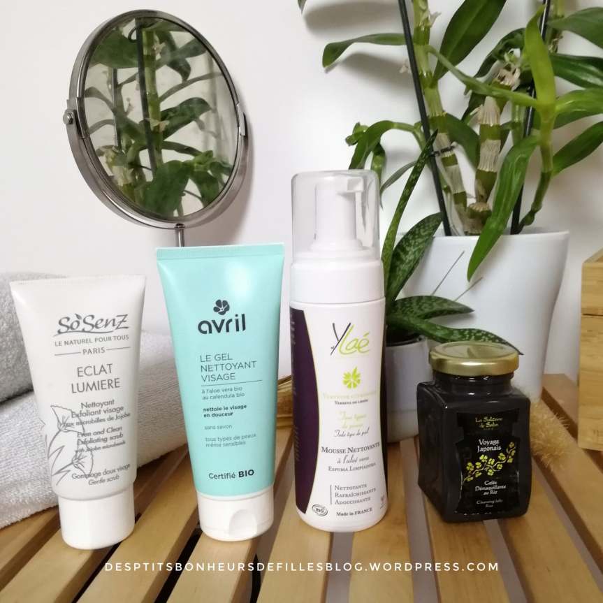 Produits nettoyants visage bio 