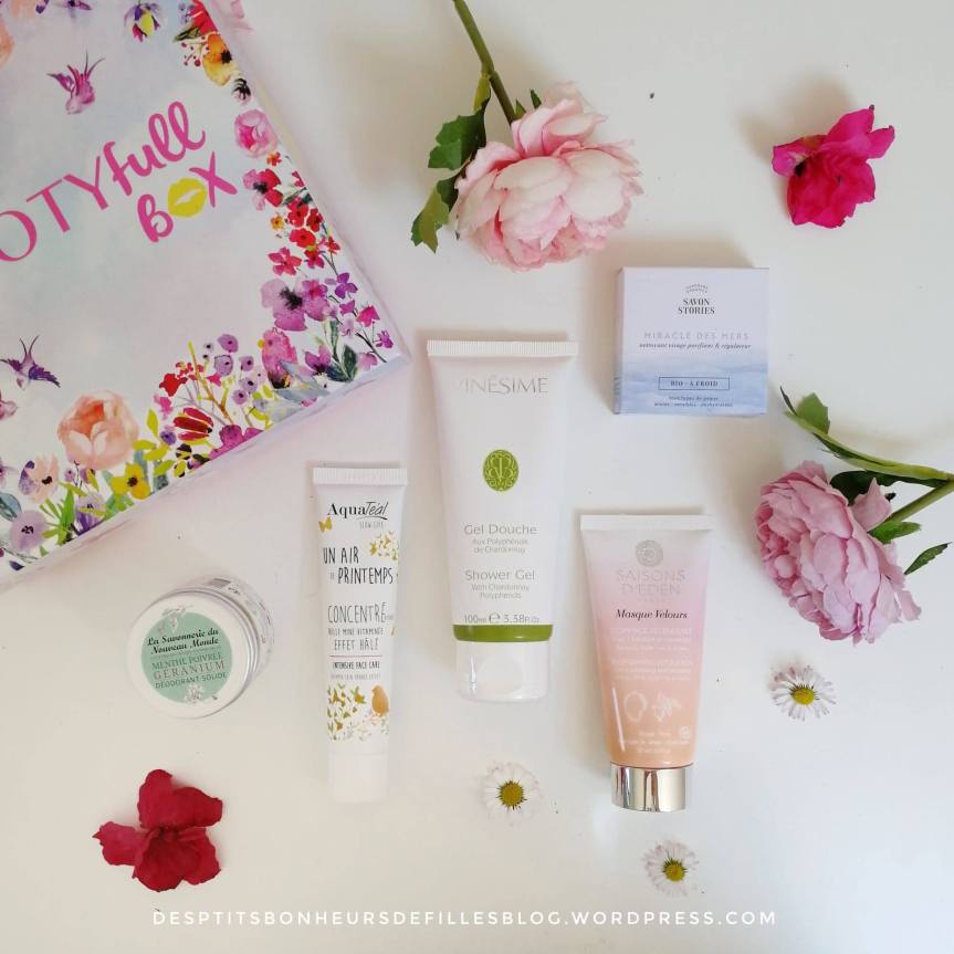 unboxing biotyfull box de mars l'indispensable