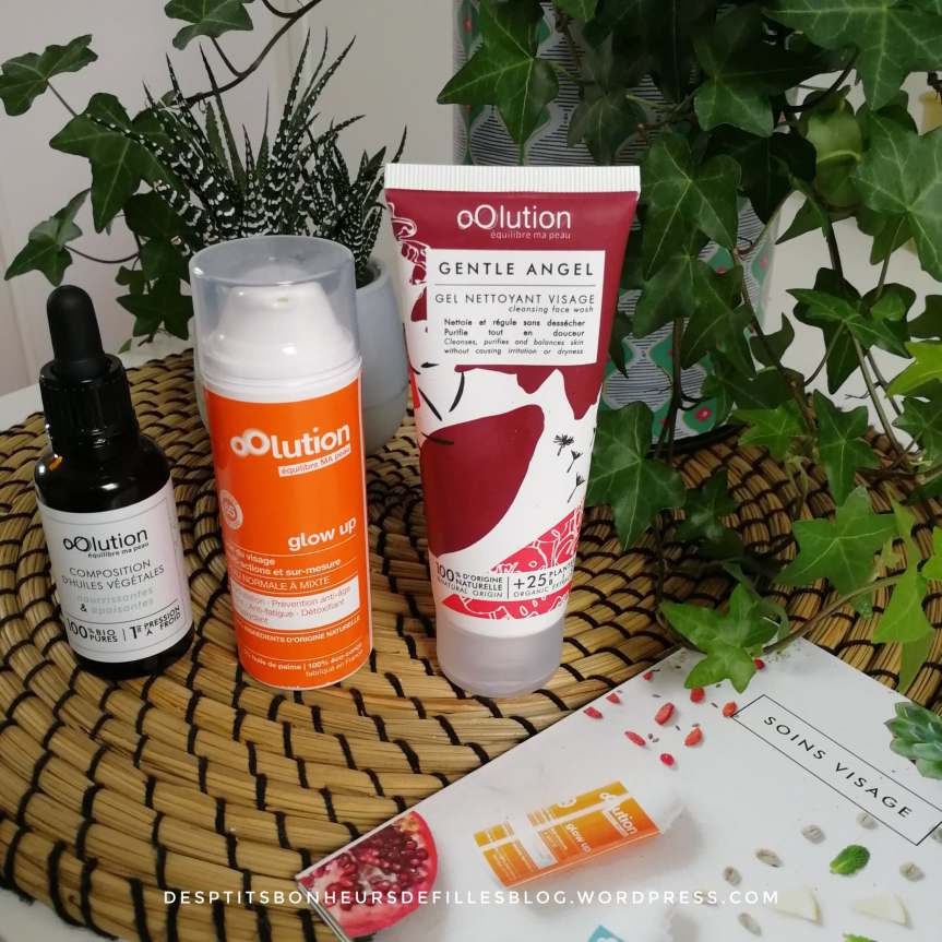 routine peaux mixtes et déshydratées oOlution