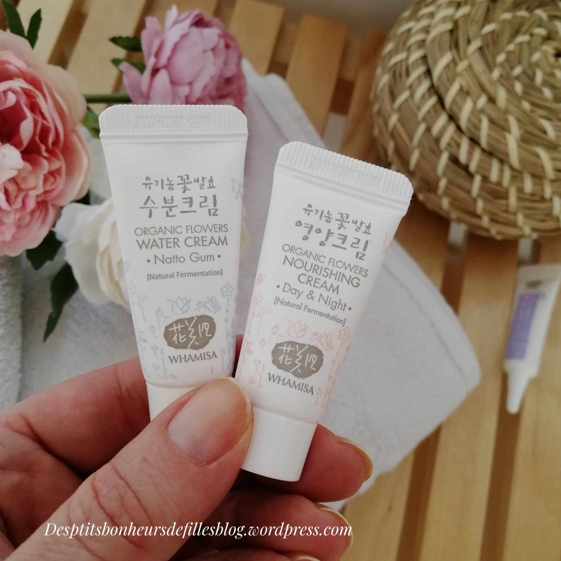 duo de soins hydratants bio whamisa