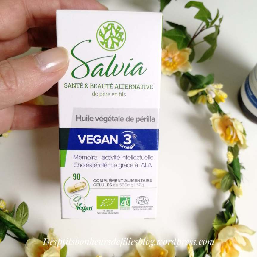 vegan 3 huile de perilla salvia nutrition