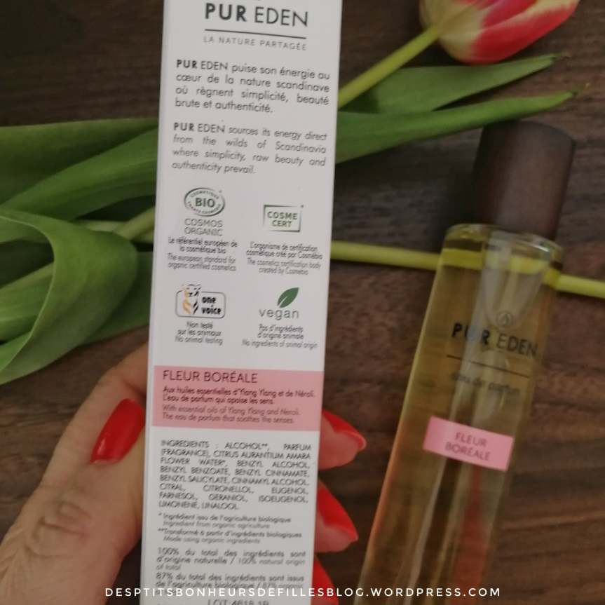 Parfum bio Fleur Boreale Pur eden
