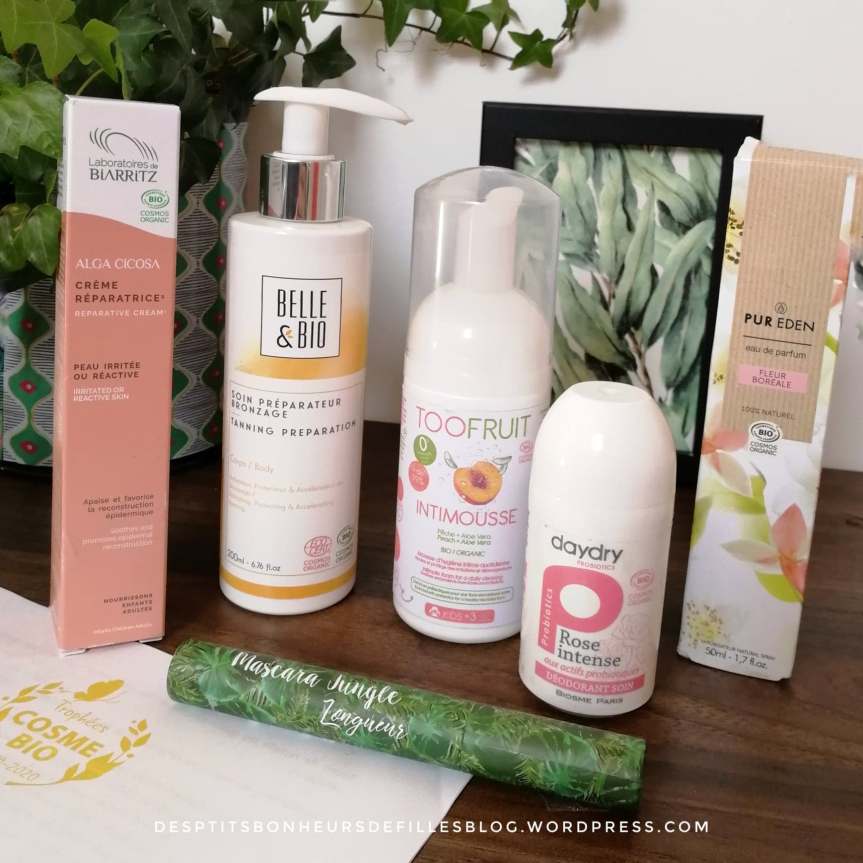 Ma sélection pour les trophées cosmebio 2019