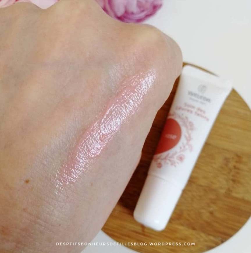 swatch baume lèvres weleda