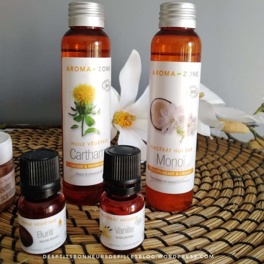 huile scintillante maison