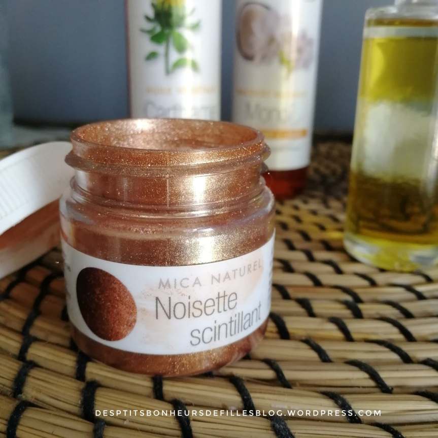 DIY huile scintillante