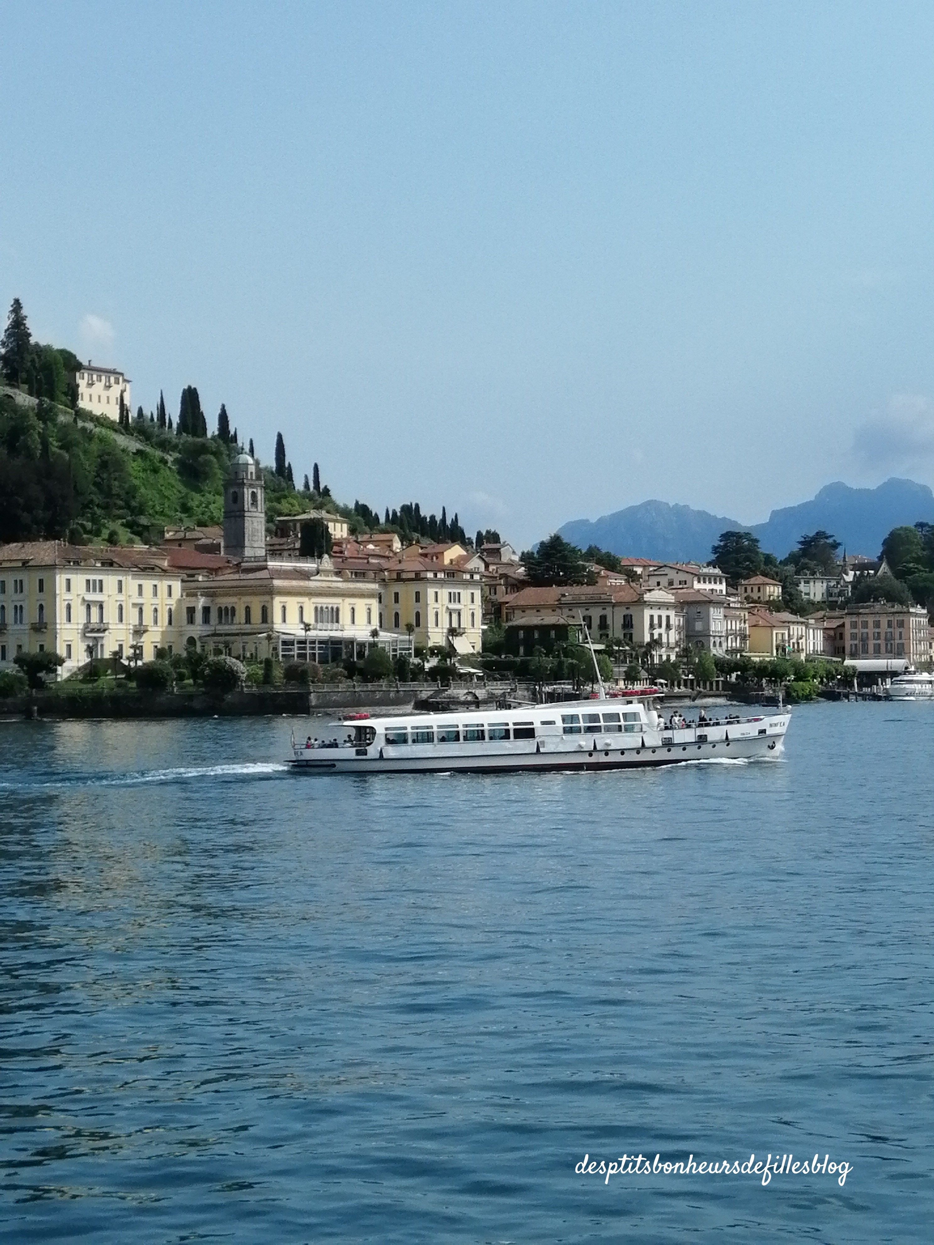 excursion en bateau sur le lac de come