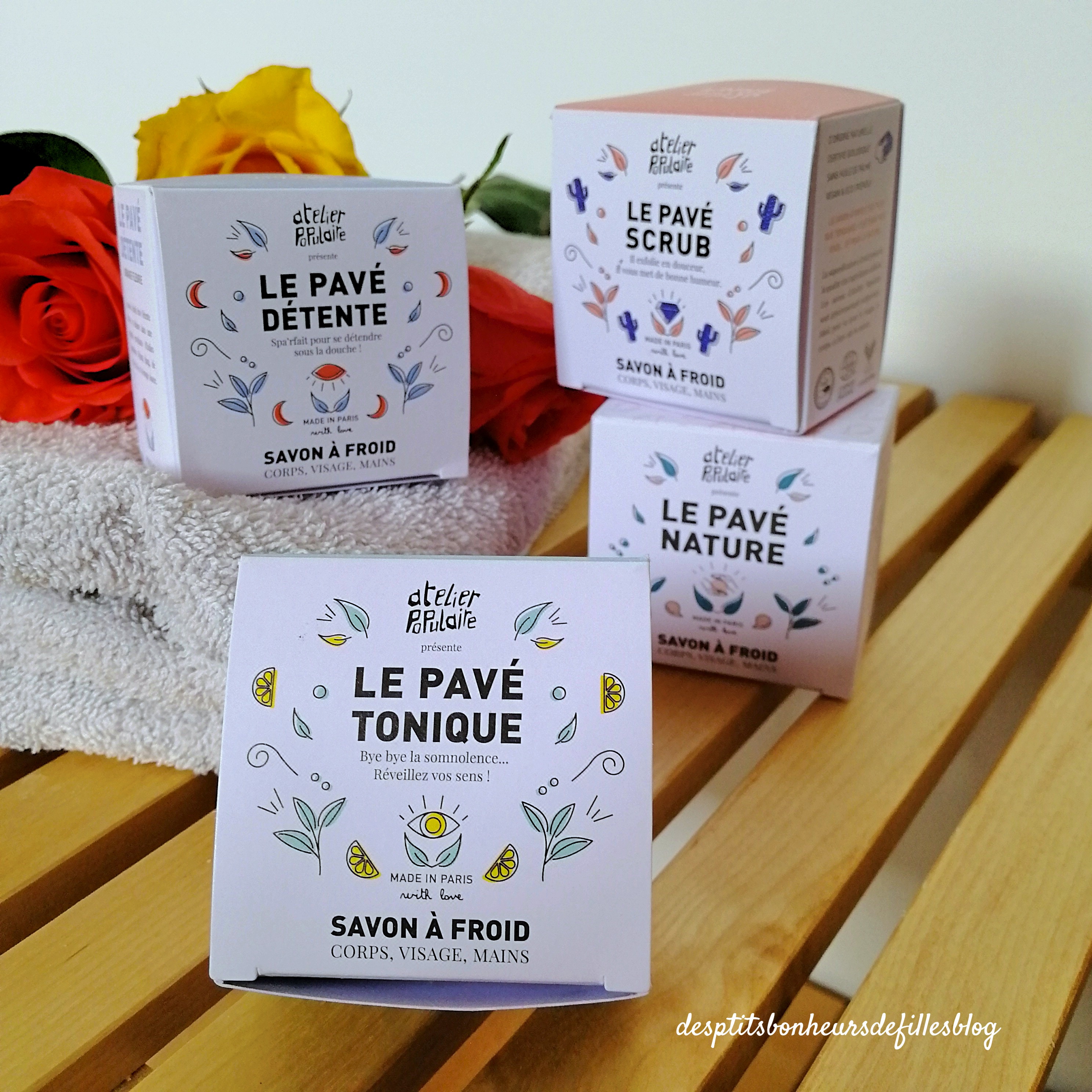 savons saponifiés à froid qui sentent bon