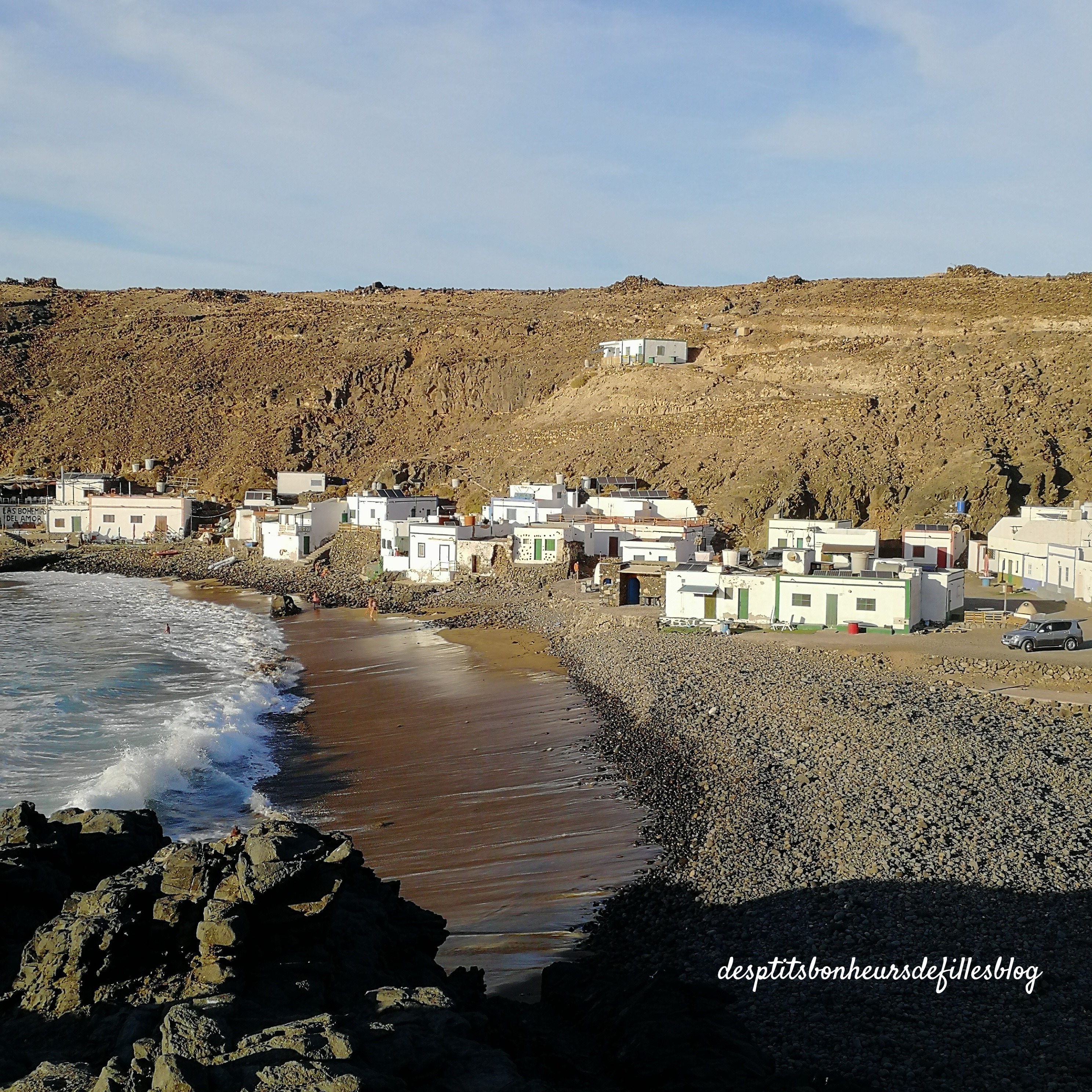 Los Molinos fuerteventura et son village de pecheur