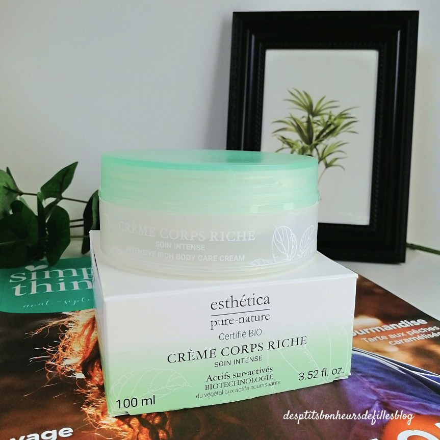 crème corps riche bio et vegan