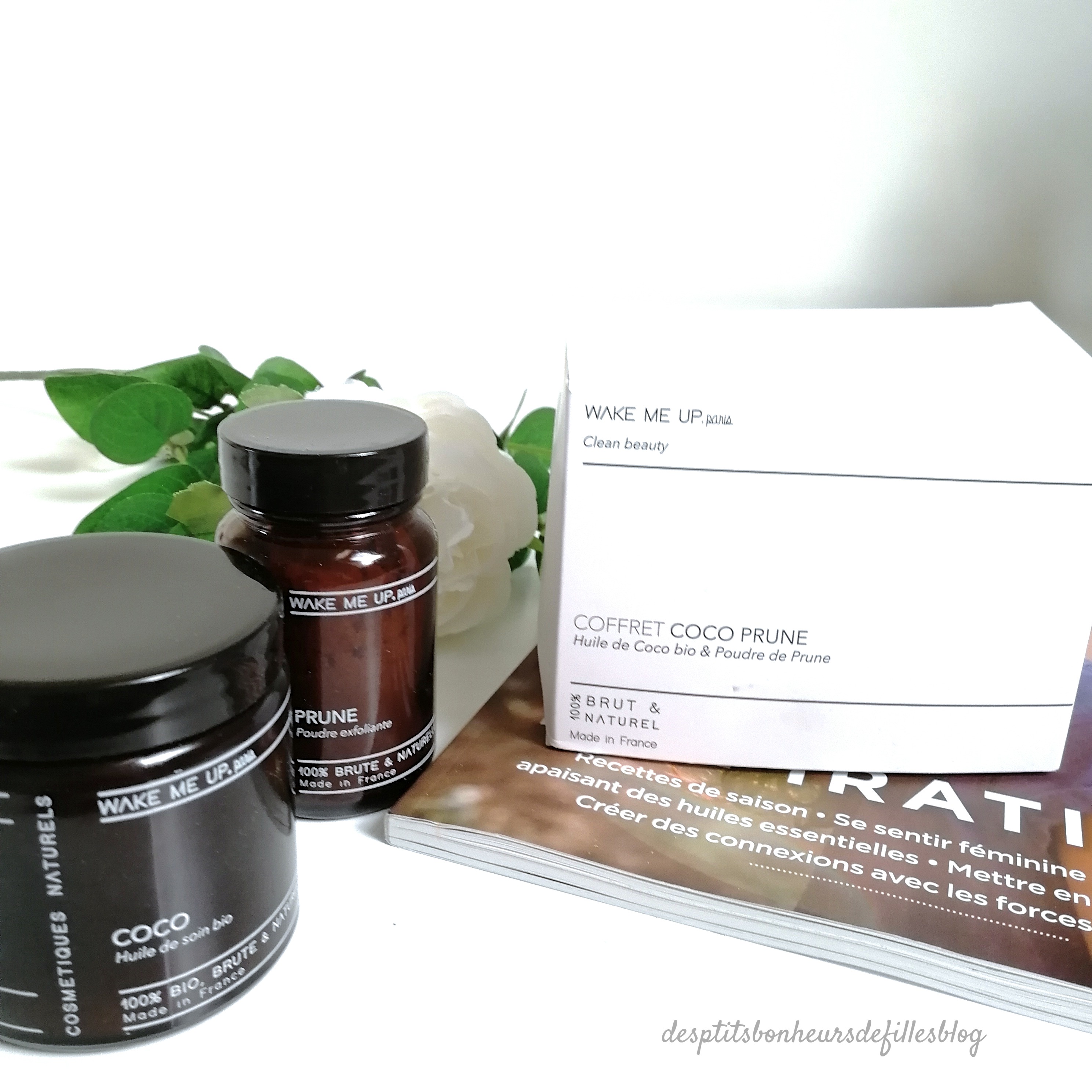 coffret gommage coco prune wake me up paris