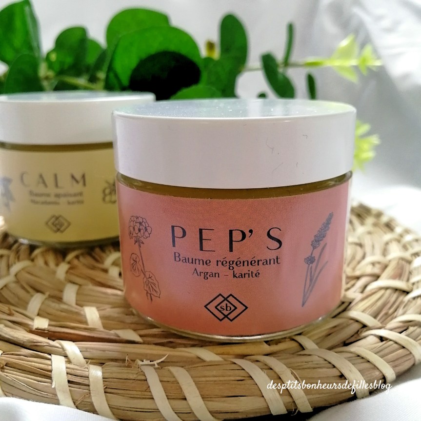 baume pep's au beurre de karité et huile d'argan