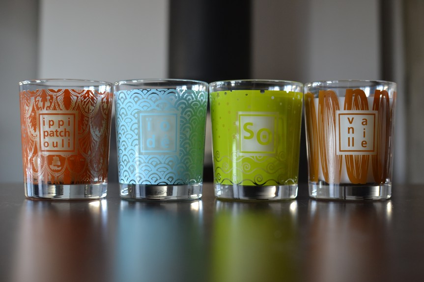 grandes Bougies parfumées décoratives