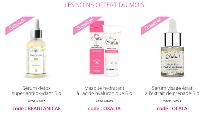 Belle au naturel code promo produit gratuit