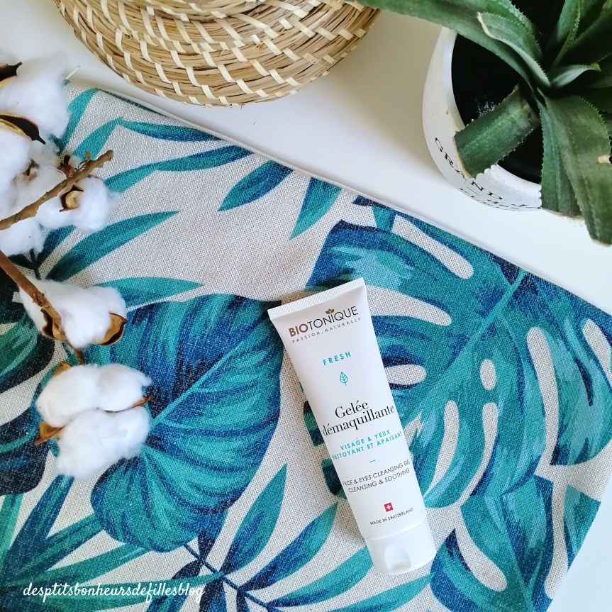 Gelée démaquillante bio Biotonique, un soin naturel venu de&nbsp;Suisse