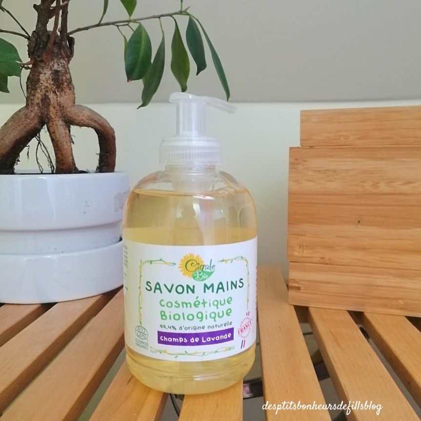 Savon liquide pour les mains écologique lavande Cigale bio