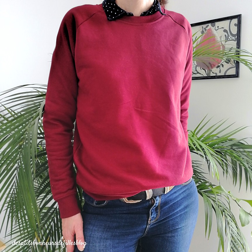 sweat en coton bio commerce équitable Leaflong