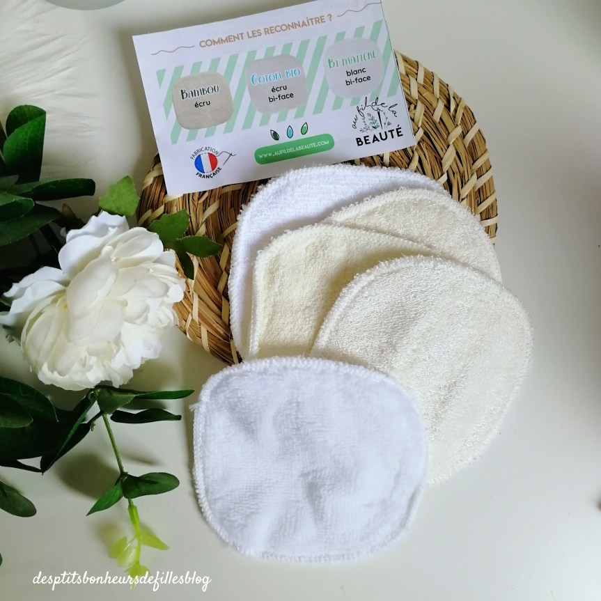 carré démaquillants bio reutilisables box belle au naturel mars