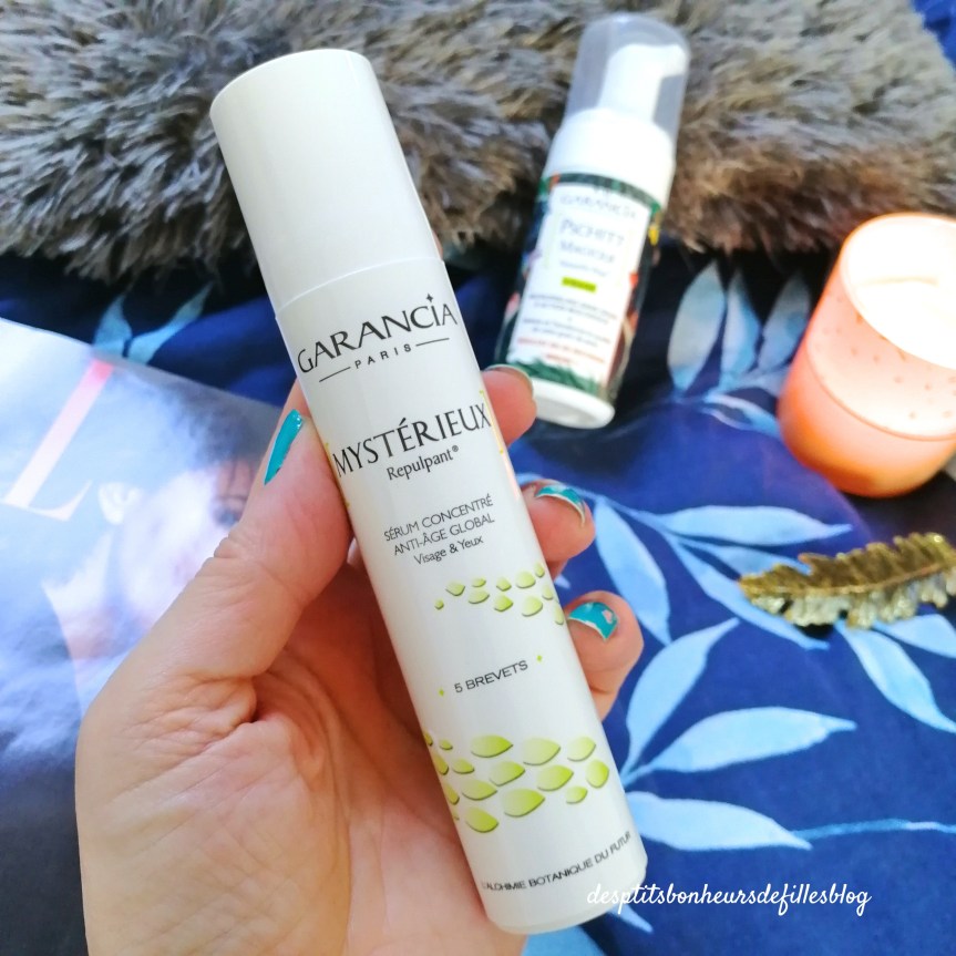 serum visage et yeux anti cernes anti poches Garancia Mystérieux repulpant