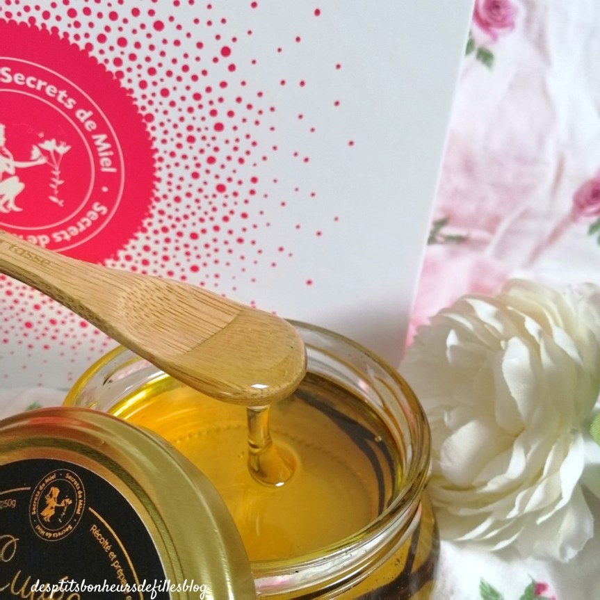 Miel d'acacia Français a la vanille 100% naturel secrets de miel
