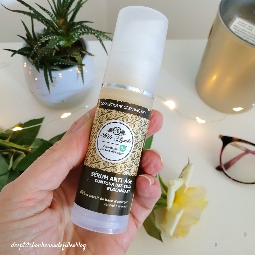 soin contour des yeux anti cernes anti poches bio bave d escargot