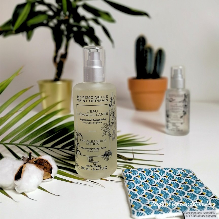 Eau démaquillante au géranium Rosat Mademoiselle Saint Germain