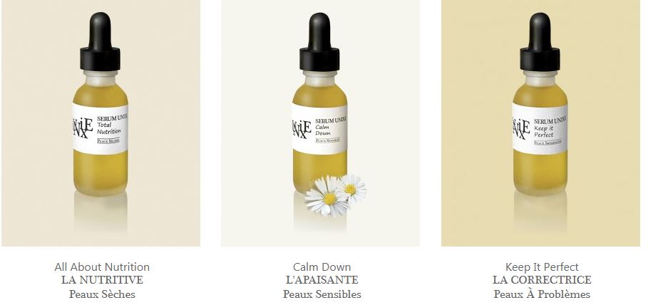 huiles visage bio unixe