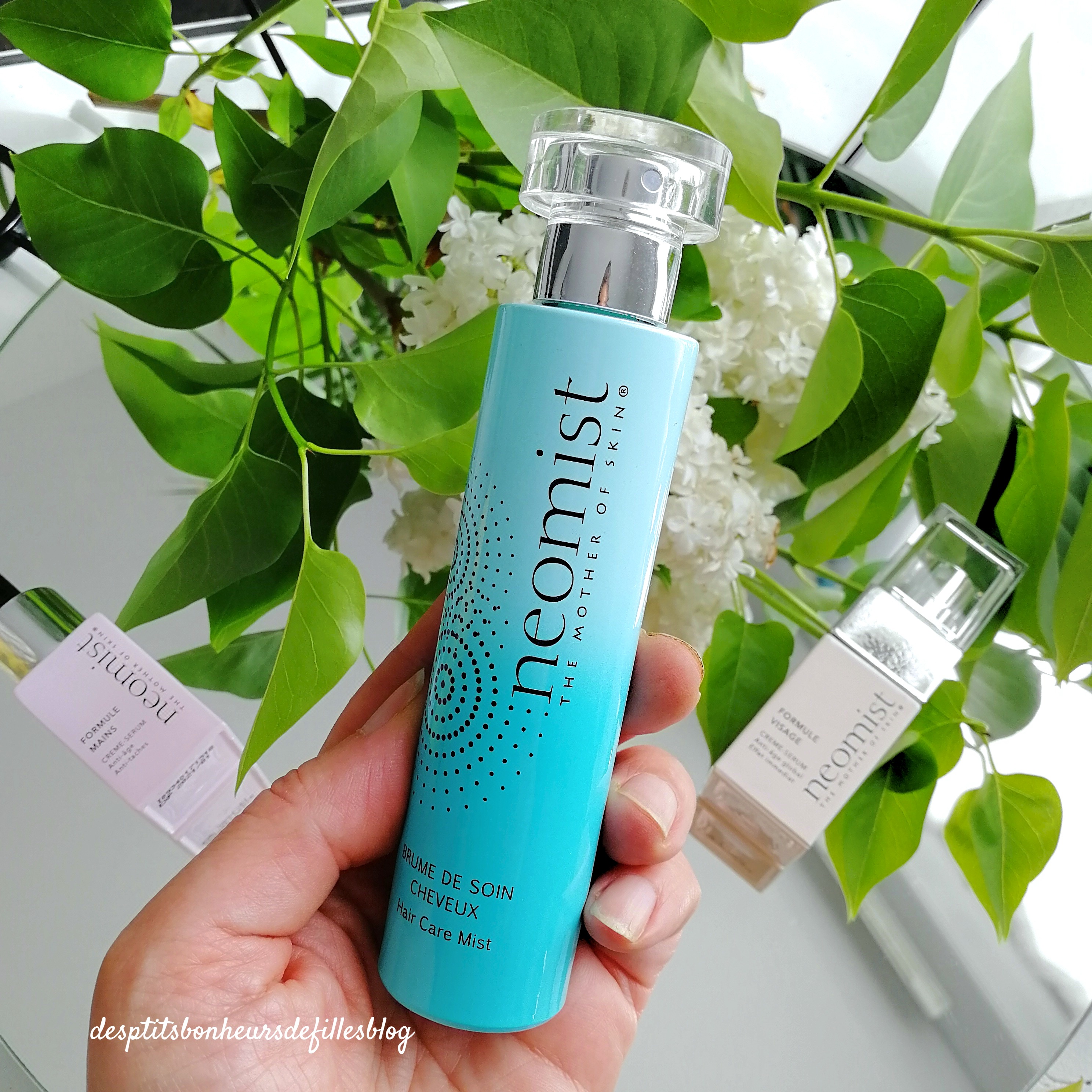 Brume pour cheveux naturelle sans alcool Neomist