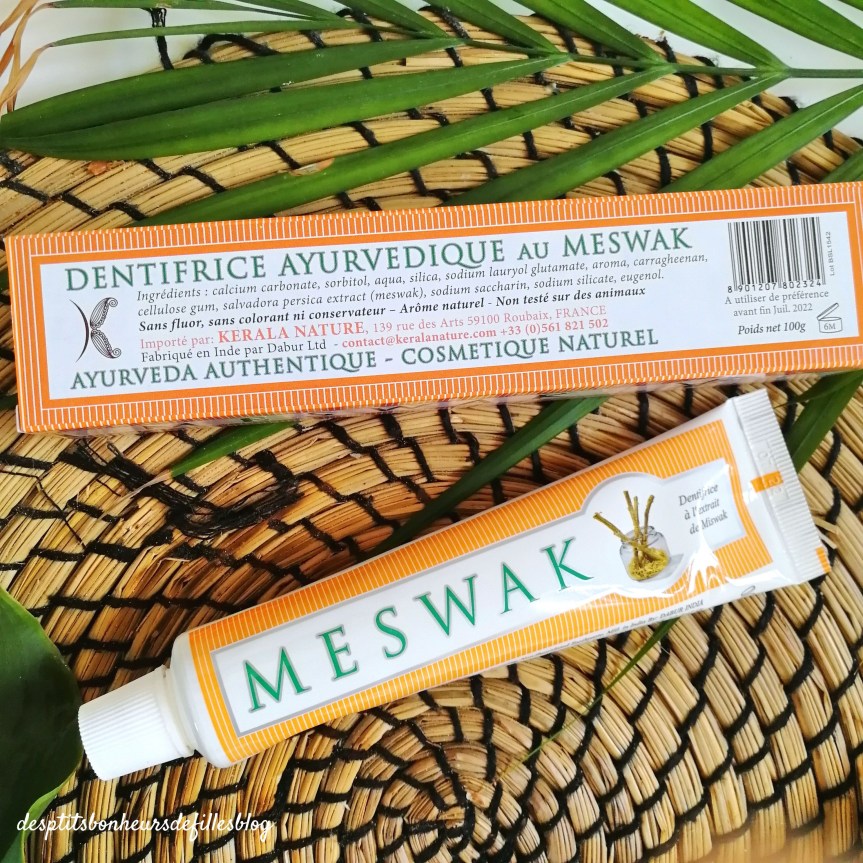 dentifrice ayurvedique naturel sans menthe 