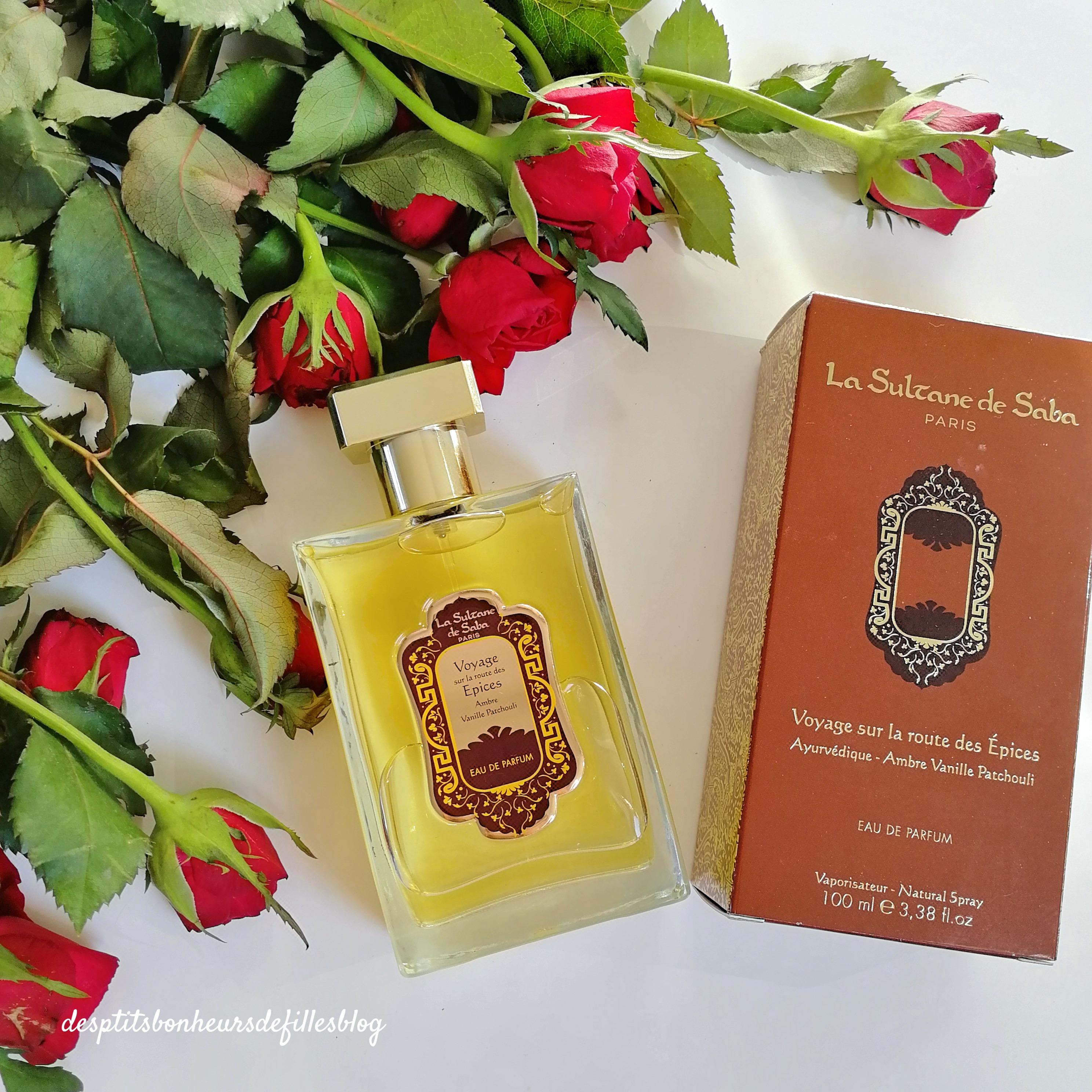 Parfum Ayurvedique ambre vanille patchouli LA sultane de Saba