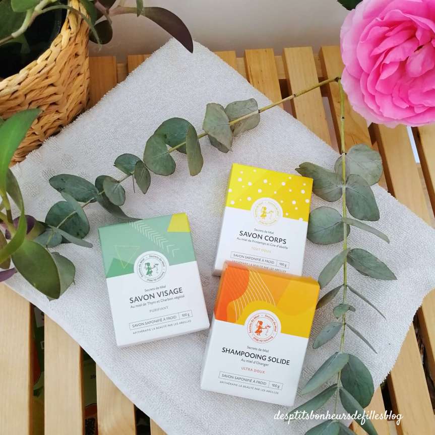 Savons solides au miel 100% naturels zero dechet