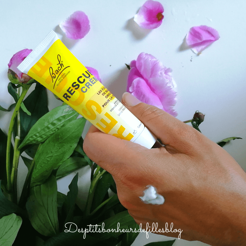rescue creme visage et corps fleurs de bach peau irritée