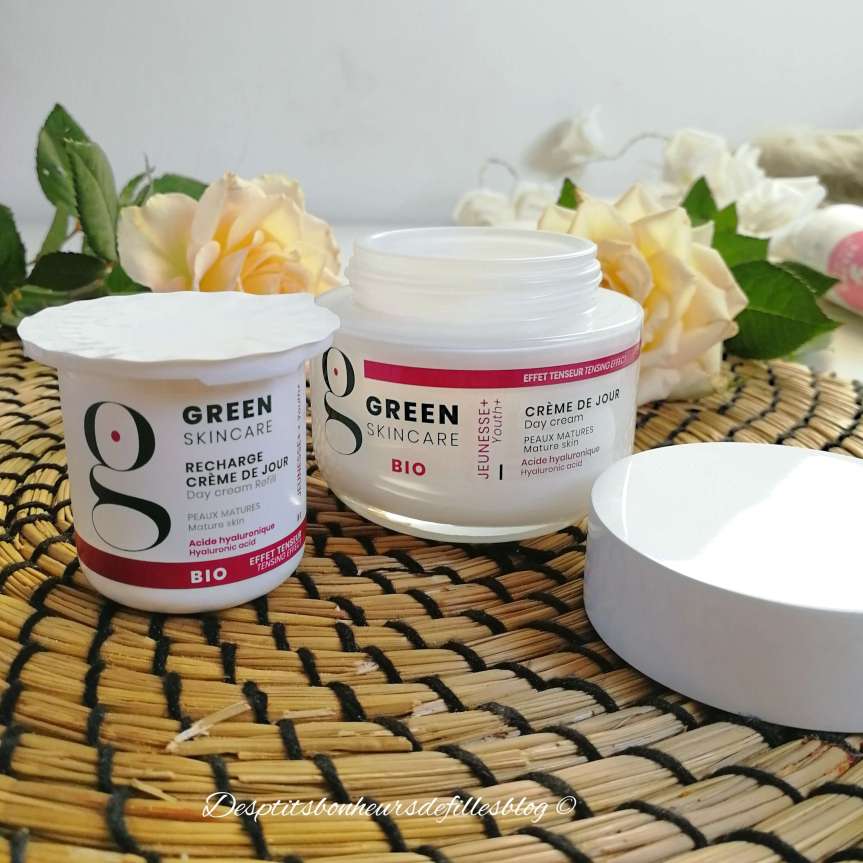 Creme jour jeunesse green skincare trophees cosmebio