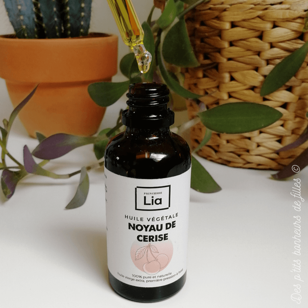 Huile vegetale bio de cerise anti ange  peaux deshydratées