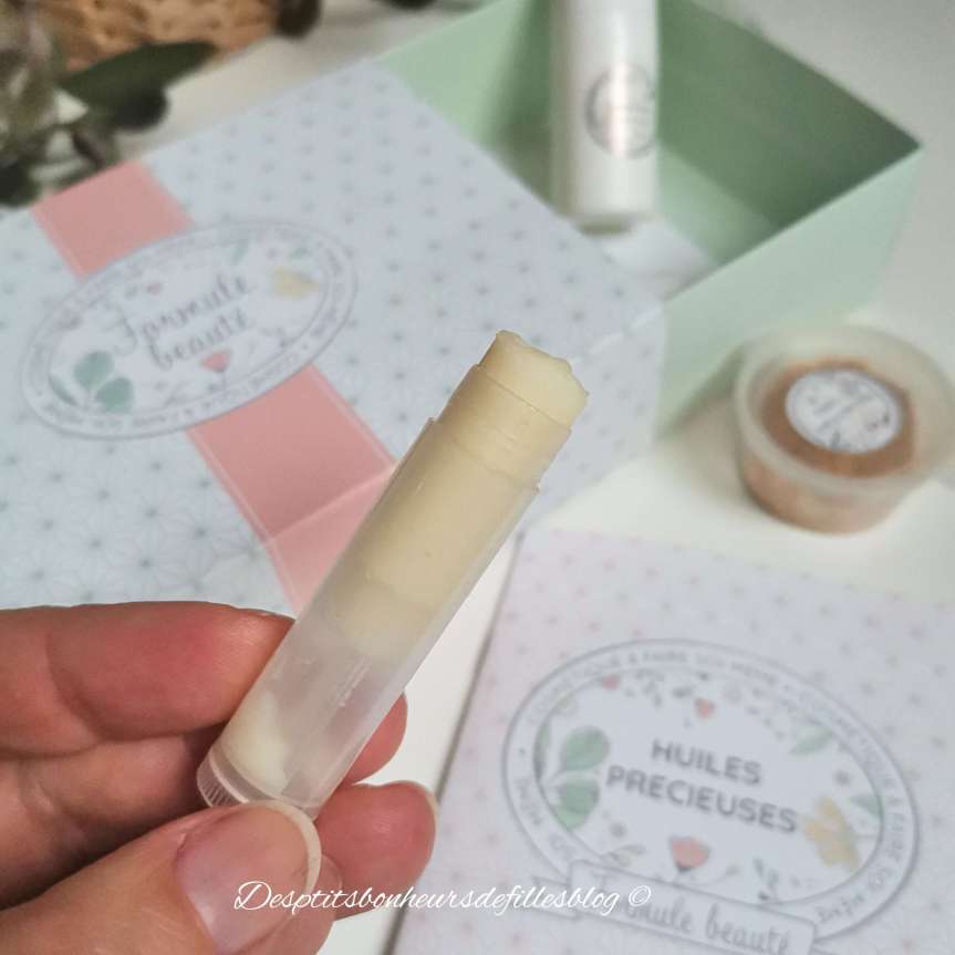 recette stick a levres maison facile