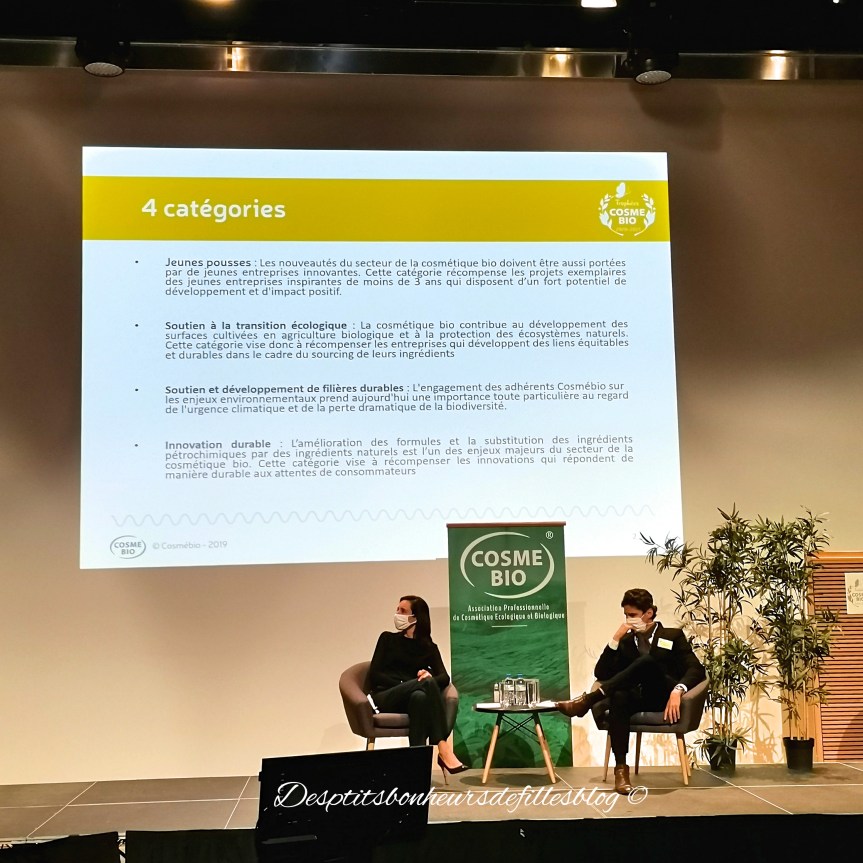 trophées de l'excellence cosmétique bio Cosmebio meilleurs produits 2020 2021