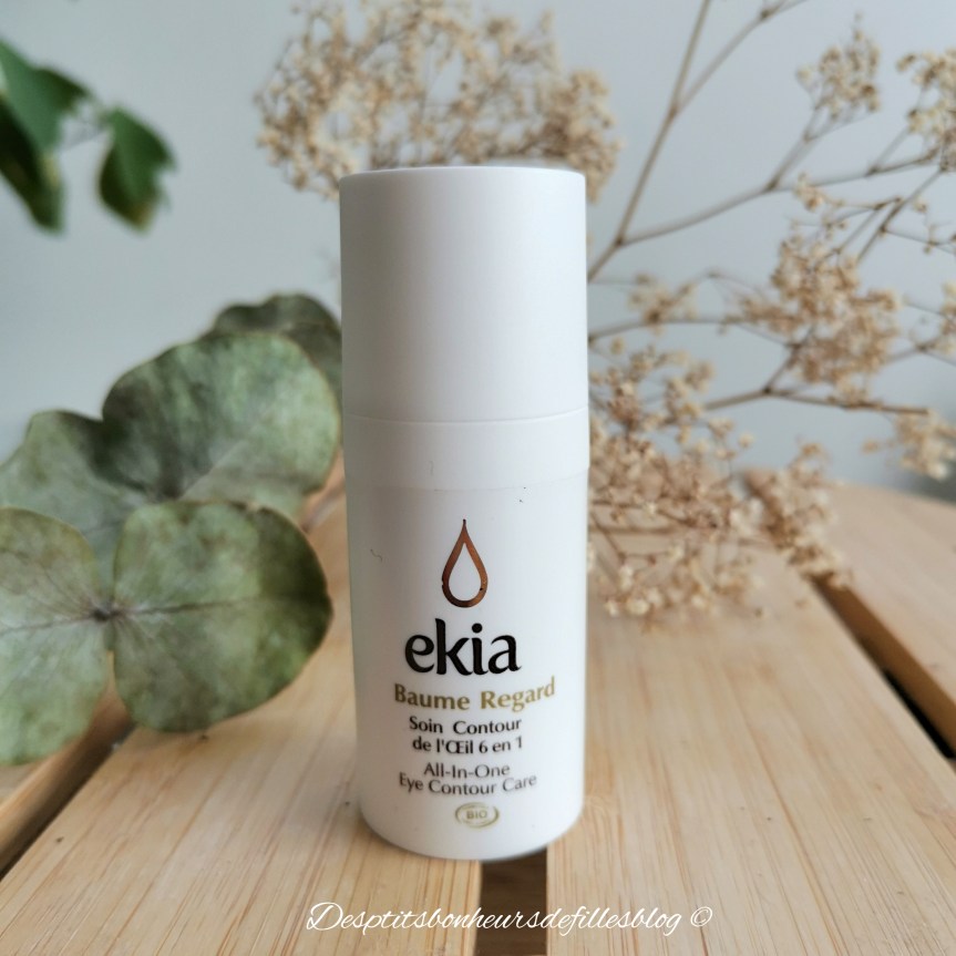 Ekia baume contour des yeux bio cernes poches rides