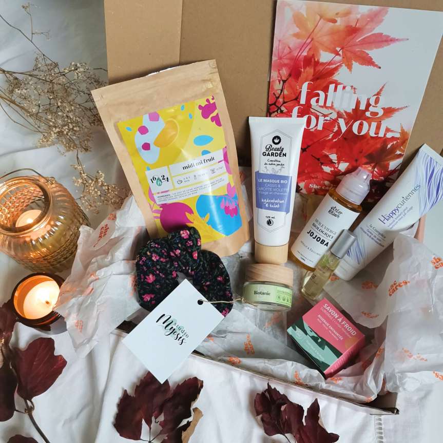 She cares box naturelle vegan contenu box automne 2020