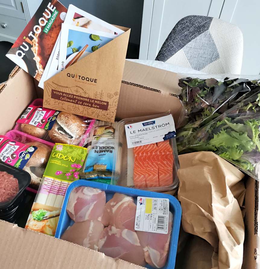 Box cuisine produits frais quitoque