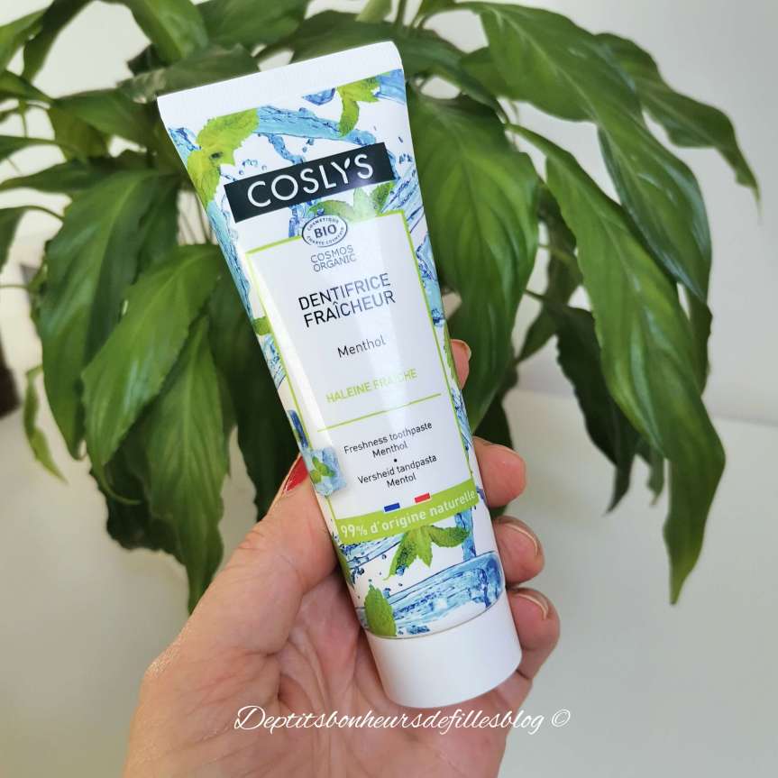dentifrice bio mas cher coslys
