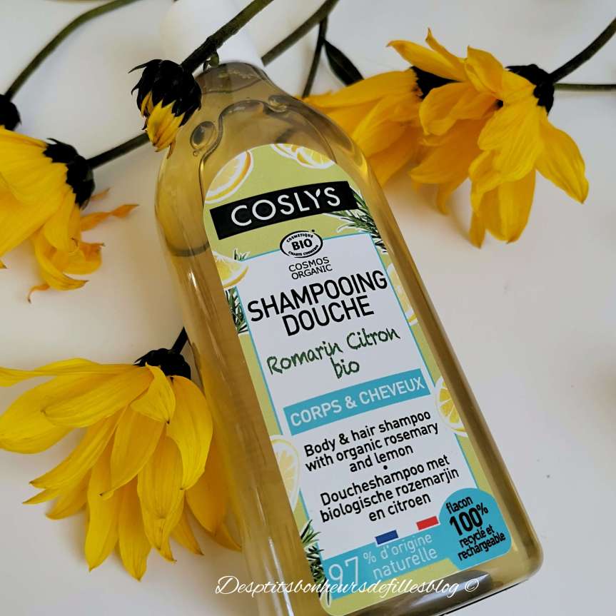 shampoing douche bio citron coslys avis