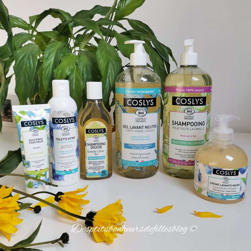 coslys produits hygiene naturels bio pour toute la famille