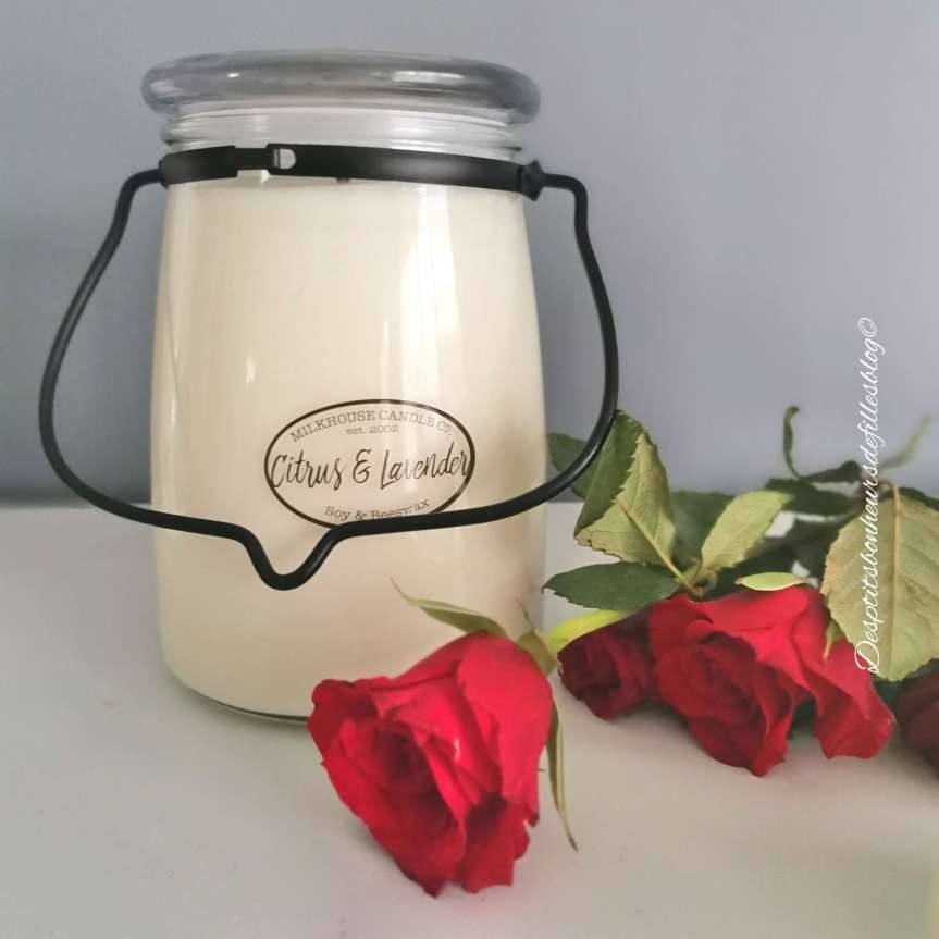 bougie naturelle cire vegetale lavande