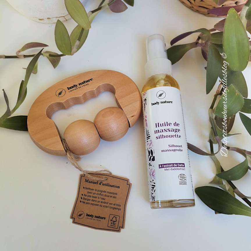 huile massage corps tonifiante bio body nature