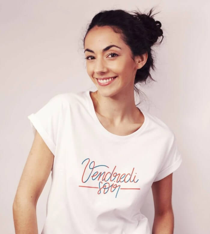 T shirt éthique en coton bio Mardi matin